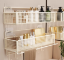 Picture of Toilet cream style storage rack, non perforated wall mounted shelf, bathroom sink rack