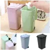 Picture of Mini Portable Cute Rubbish Bin Garbage Can Office Accessories Creative Multi-functional Trash Waste Cleaning Storage